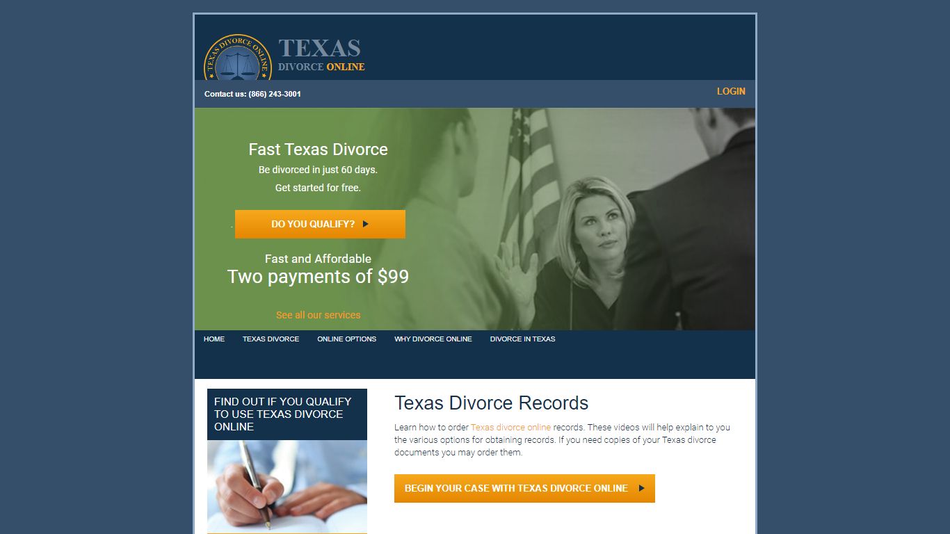 Texas Divorce Records | Texas Divorce Online